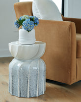 Warmstead Furniture - Ashley Furniture - Michamere Stool - Stool / Gray/Taupe - A3000619